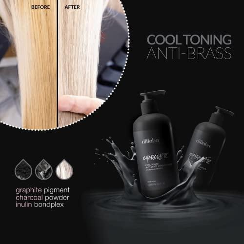 Charcolite Charcolite COOL TONING ANTI-BRASS SHAMPOO 20.3 Fl Oz, White