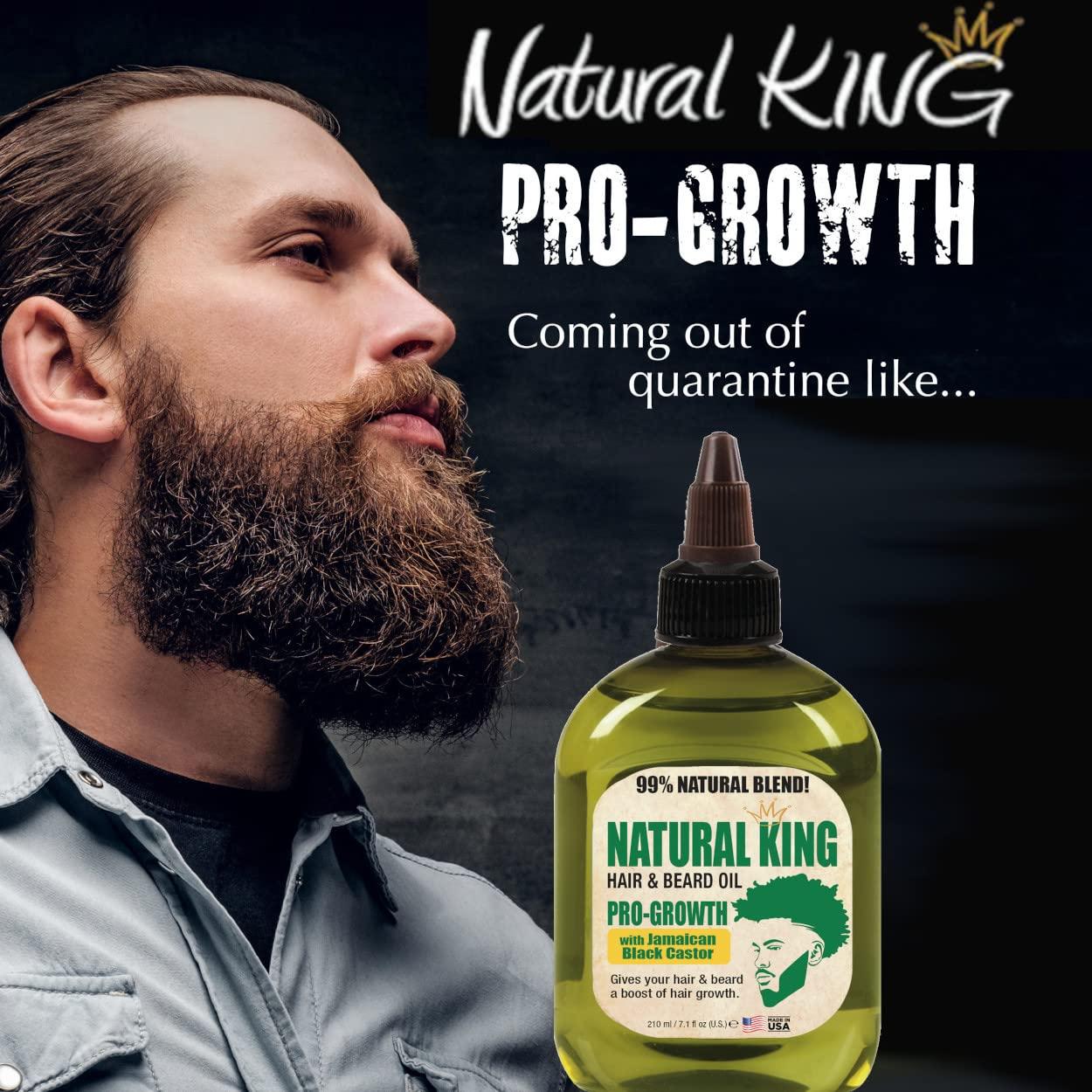 SFC SFC Natural King Pro-Growth Hair & Beard Oil with Jamaican Black Castor Oil 7.1 oz.