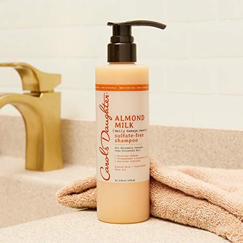 Carol's Daughter Carol’s Daughter Almond Milk Sulfate Free Shampoo with Almond Milk, Aloe Butter and Shea Oil for Extremely Damaged Hair, 12 fl oz