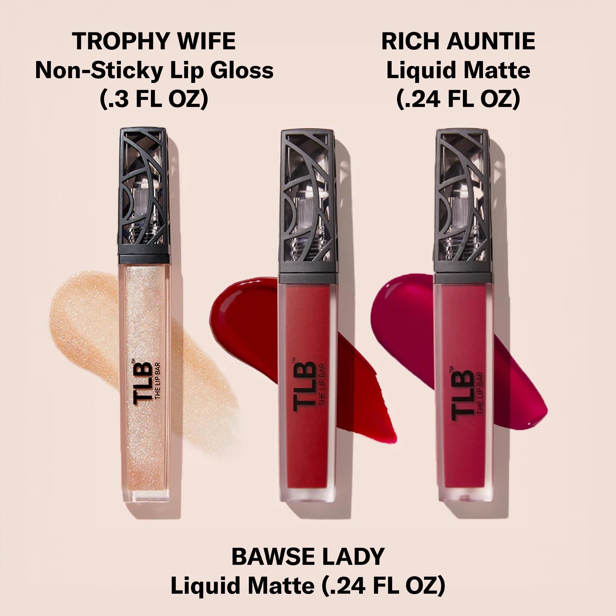 The Lip Bar The Lip Bar - Perfect Pout Mini Lip Trio Gift Set (3 Products) - Nonstop Liquid Matte Lipstick & Non-Sticky Lip Gloss - Travel Size - Gift Box - Vegan, Gluten Free, Cruelty Free - Makeup & Cosmetics