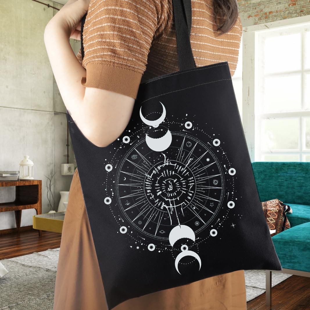 WCGXKO WCGXKO Video Game Lover Gift BG3 Merch Astarion Symbols Tote Bag for BG3 Gamer (T-AstarionSymbol)