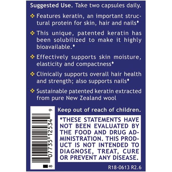 Quantum Nutrition Quantum Nutrition Labs Hair Skin and Nails - Keratin Supplement, Hair Growth Supplement for Women & Men with Magnesium, Calcium, Beauty from Within for Hair, Skin and Nails - 60 Vegetarian Capsules