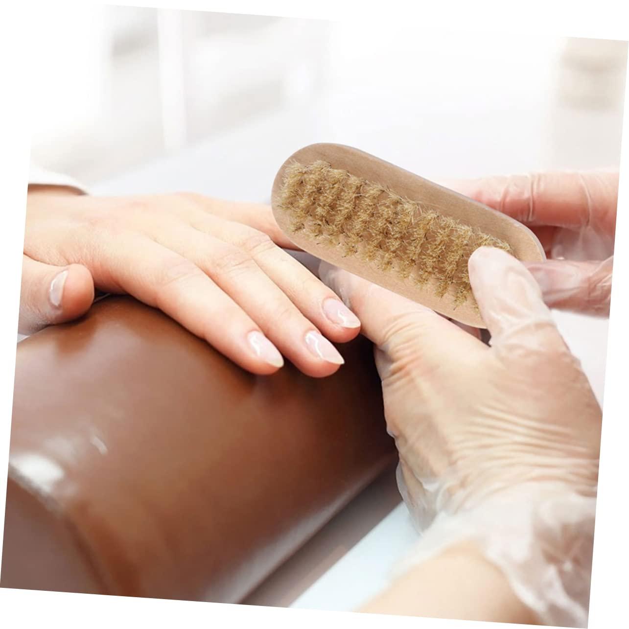 FRCOLOR FRCOLOR 3pcs Professional Nail Cleaning Brush Dual-sided Nail Scrub Tool for Pedicure Manicure Lightweight Design for Home Salon Use Materials