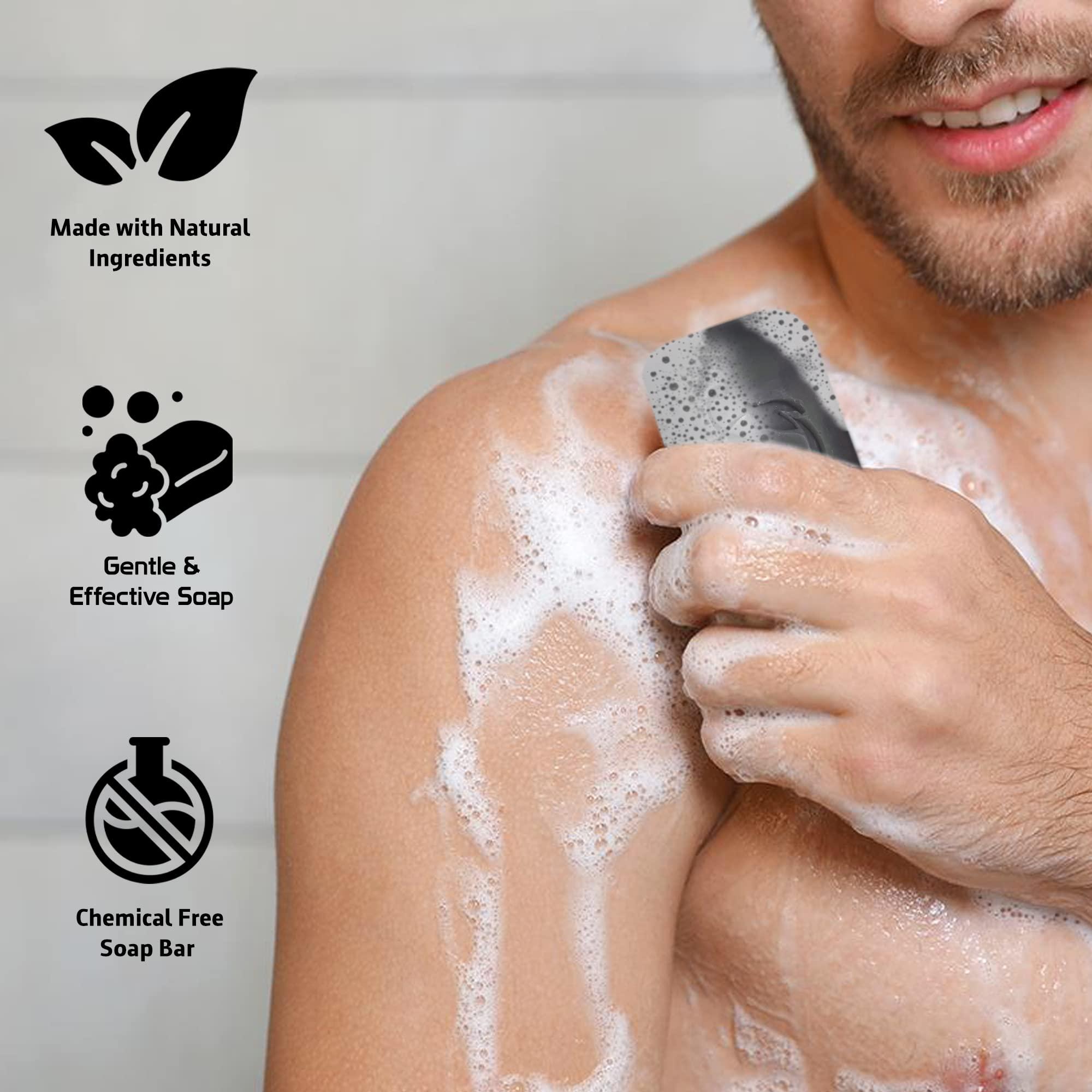 HERBOGANIC HERBOGANIC Herbal Soaps Trio Pack Featuring Castor oil Herbal Soap, African Black & Shea Butter Herbal Soap, and African Black & Cocoa Butter Herbal Soap And Many More - 5 oz Each