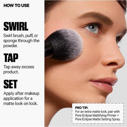 Milk Makeup Milk Makeup Pore Eclipse Matte Translucent Setting Powder, Translucent Rich Deep - 0.55 oz - Sets Makeup for Up to 16 Hours, Blurs Pores and Fine Lines & Controls Shine - Vegan & Cruelty Free