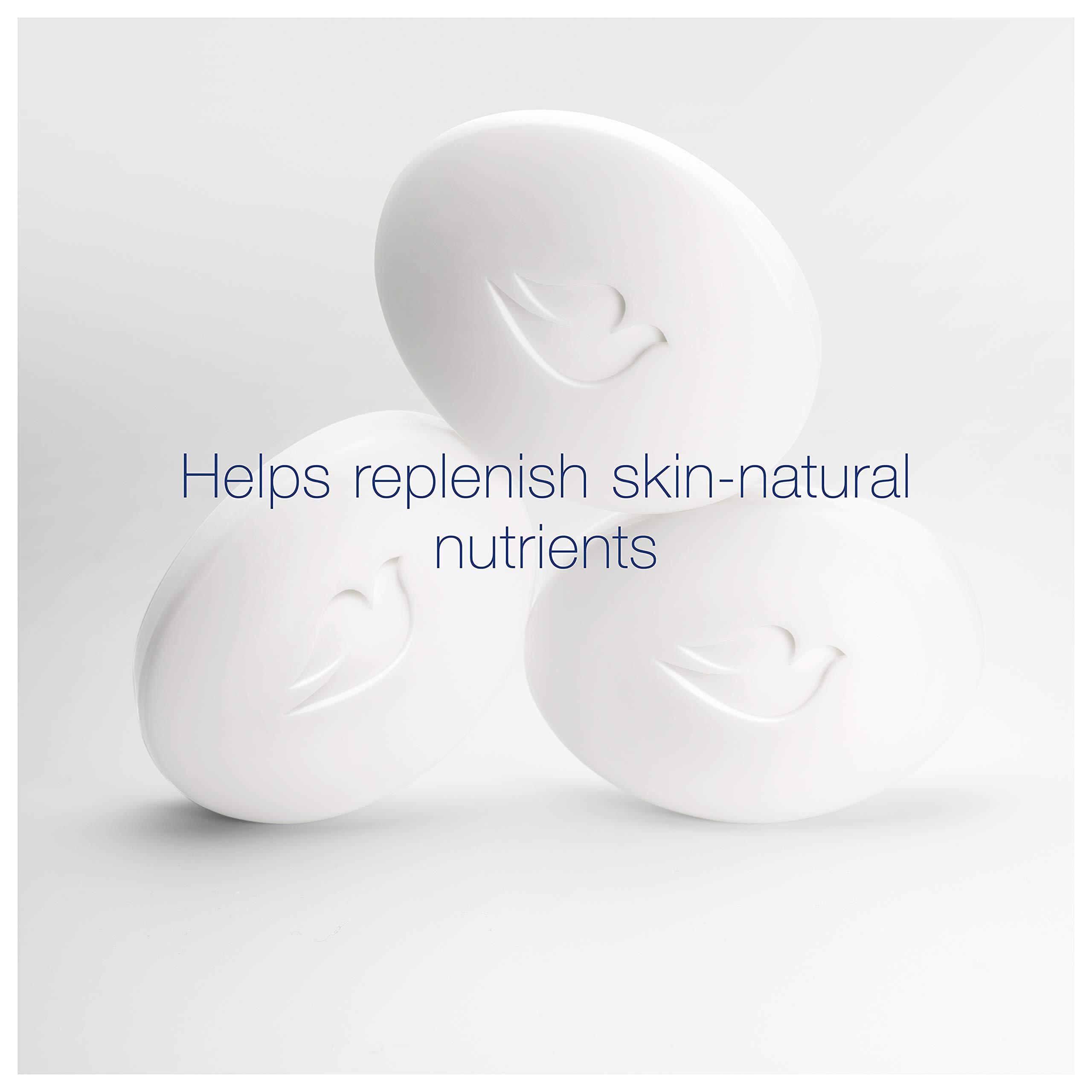 Dove Dove Beauty Bar Gentle Cleanser gor Softer and Smoother Skin with 1/4 Moisturizing Cream White Effectively Washes Away Bacteria, Nourishes Your Skin, 4 oz, 2 Bars