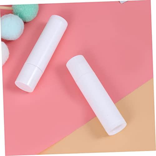 BIUDECO 25pcs Chap Sticks for Your Lips in Bulk Lipstick for Women for Women Refillable Lip Balm Bottle DIY Balm Container Sample Size Tubes Crafting Supplies Wax Tube