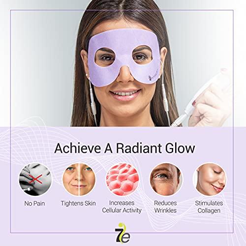 myolift myolift 7E Wellness Conductive Eye Facial Mask Microcurrent Machine - Skin Care Tools for Microcurrent Facial Device - Instant Face Lift, Anti Aging, and Skin Tightening - Up to 10-12 Uses
