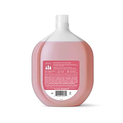 Method Method Gel Hand Soap Refill, Pink Grapefruit, Recyclable Bottle, 34 oz, 4 pack