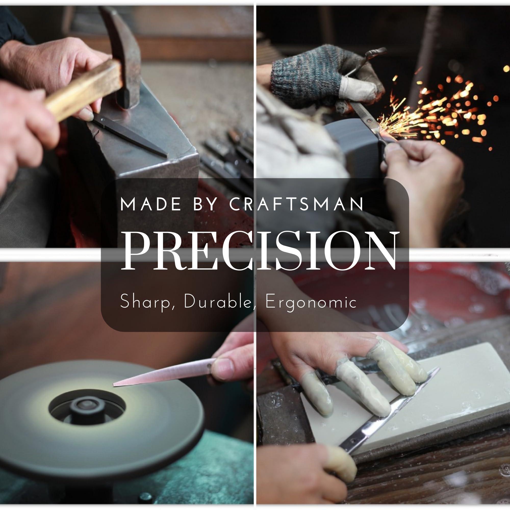 Saki Shears Saki Shears Katana Set of Professional Japanese Hair Shears with Black Finish - 6 Inches - Includes Cutting and Thinning Shears