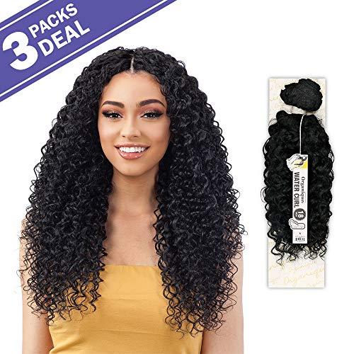 ORGANIQUE Milky Way Weave Organique Water Curl 18" (3-PACK, 1B)