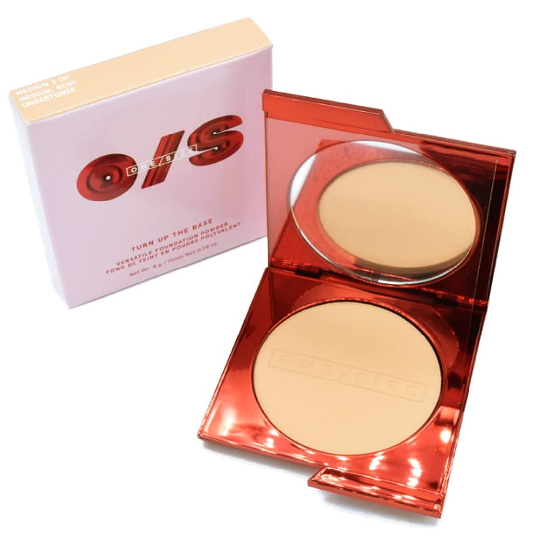 One size One size One Size Patrick Starrr Turn Up The Base Powder Foundation - Medium 3 (R) - Medium, Rosy Undertones - Face Pressed Powder Makeup Foundation Medium-to-Full Coverage, Soft Matte Finish