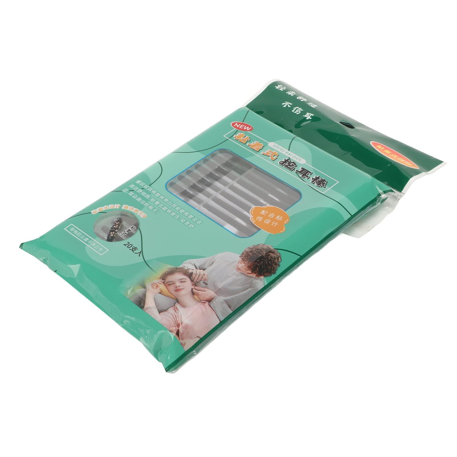 Dioche Dioche 100pcs Disposable Ear Pick, Earwax Removal, Plastic Ear Clean Tool, Curette Spoon Cleaner 360 Degree Cleaning Stick Ear Pick For Kids Adults