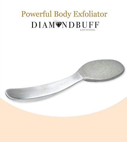 BEE STUNNING Bee Stunning DIAMONDBUFF Microderm Exfoliation Tool - At Home Professional BODY Diamond Crystal Microdermabrasion for Glowing Youthful Skin - Soften Crepey Skin, Fine Lines, & Improve Rough Texture!