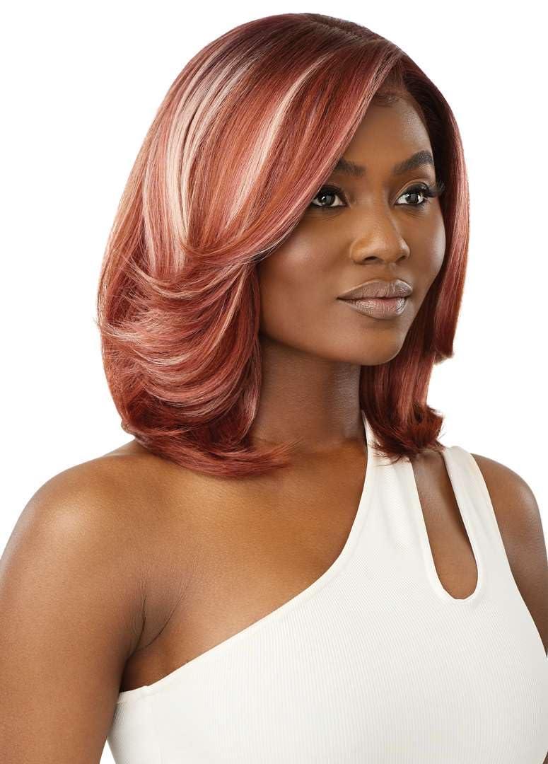 Outre Outre Lace Front Wig - Perfect Hair Line 13X4 - Milani (HAVANA BROWN)