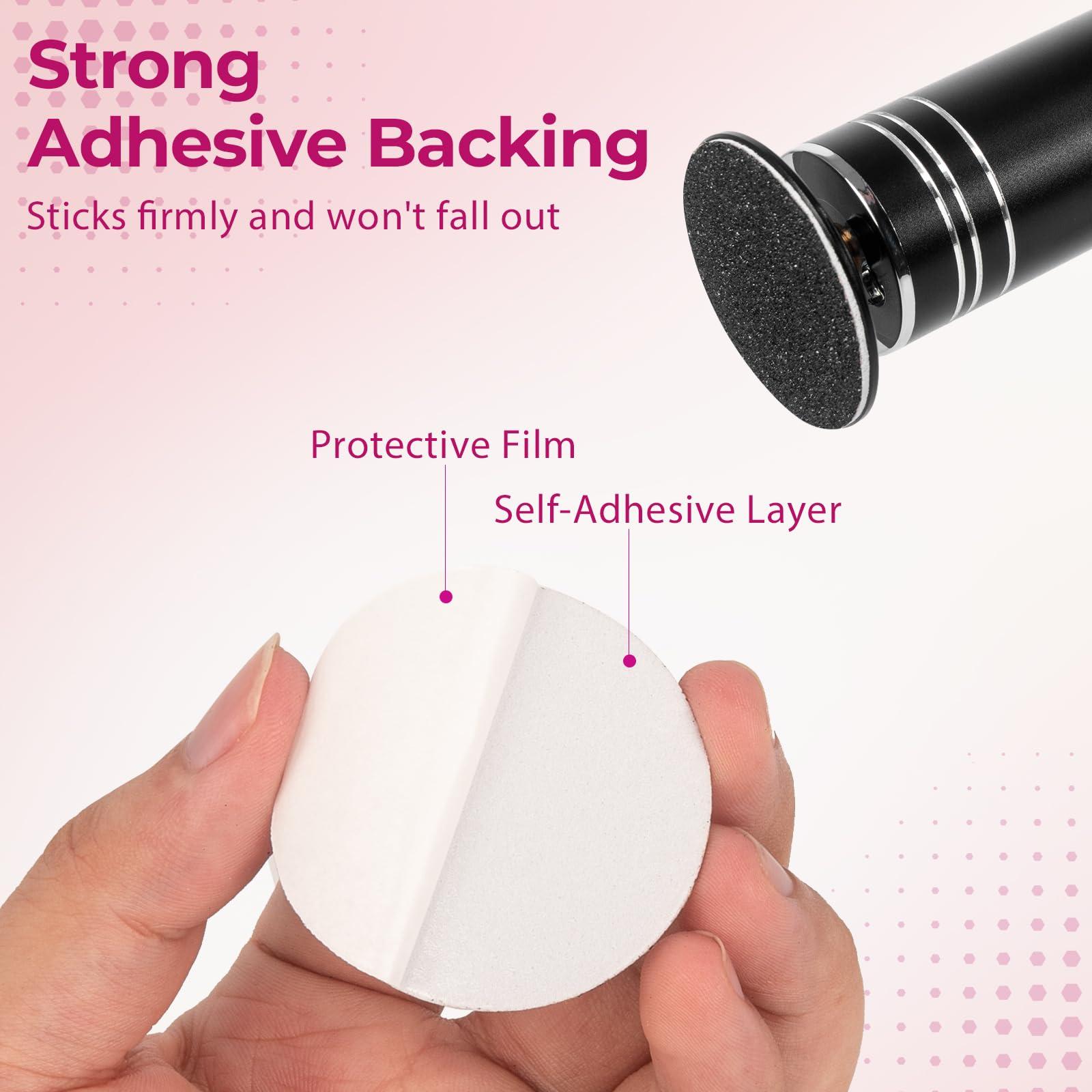 krofaue krofaue Upgrade Electronic Foot File Grinder (Speed Adjustable)- 60 PCS Replaceable Sandpaper Discs 80 Grit & 100 Grit