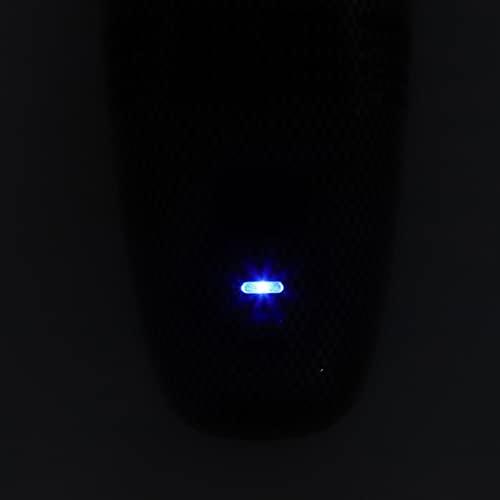 YUYTE YUYTE Hair Trimmer USB Vacuum Trimmer Kit with Powerful Automatic Hair Suction for Beards Facial Hair Stubble Hair Clipping Lithium Ion Powered Electric Shaver with 4 Guide Combs