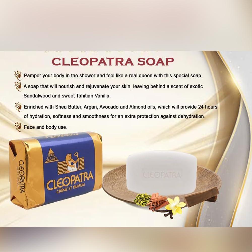 RSINC RSINC SOAP - Cleopatra Beauty Cream Soap Pack 6x120g saudi arabia UAE