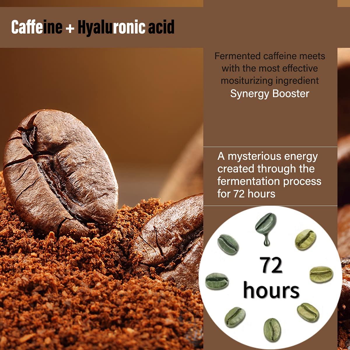 SNP Shining Nature Purity SNP Cafferonic Shampoo and Conditioner Set - with Hyaluronic and Coffee for Moisturizing, Invigorating Scalp, Strength Roots and Volumizing - All Hair Types & Color Treated Hair, Men and Women (500mL/