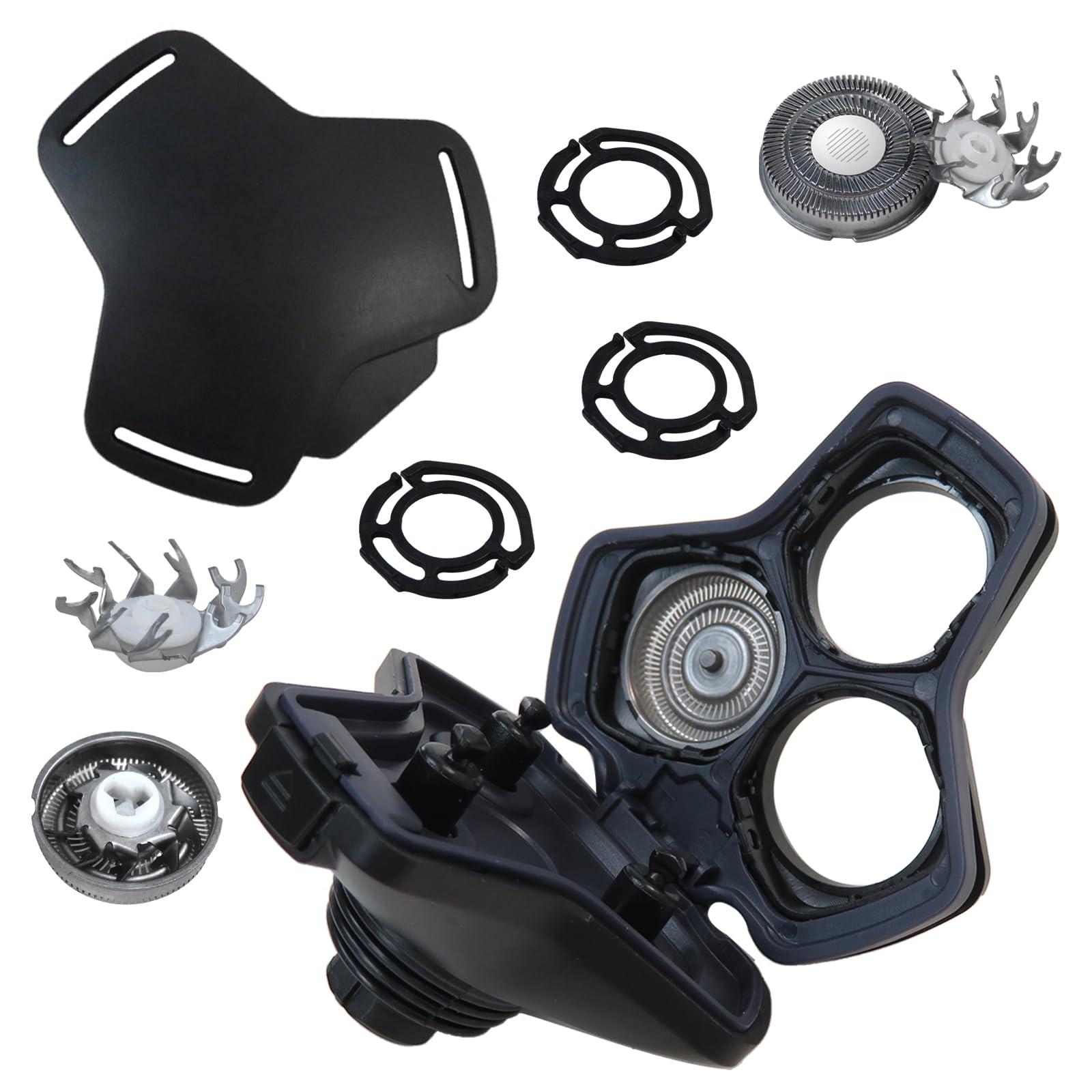 ATIODYUUK ATIODYUUK Upgraded SH71/50 Black Complete Replacement Shaver Head For Philips Norelco Series 7000 and 5000-S5531S5532 S5533 S5535 S5536