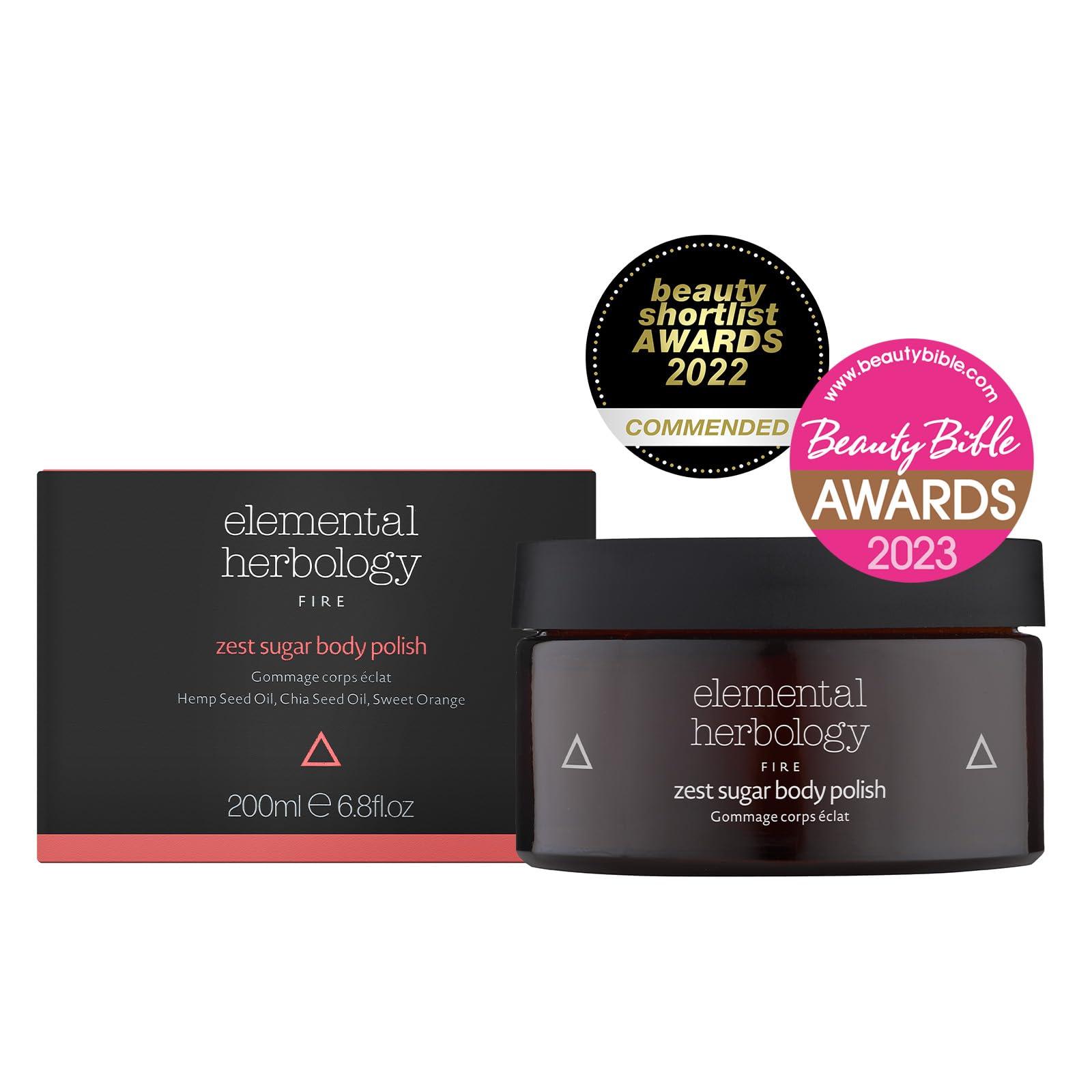 Elemental Herbology Elemental Herbology Zest Sugar Body Polish, 6.8 floz.- Exfoliating Body Scrub for Smooth Skin - Cruelty Free