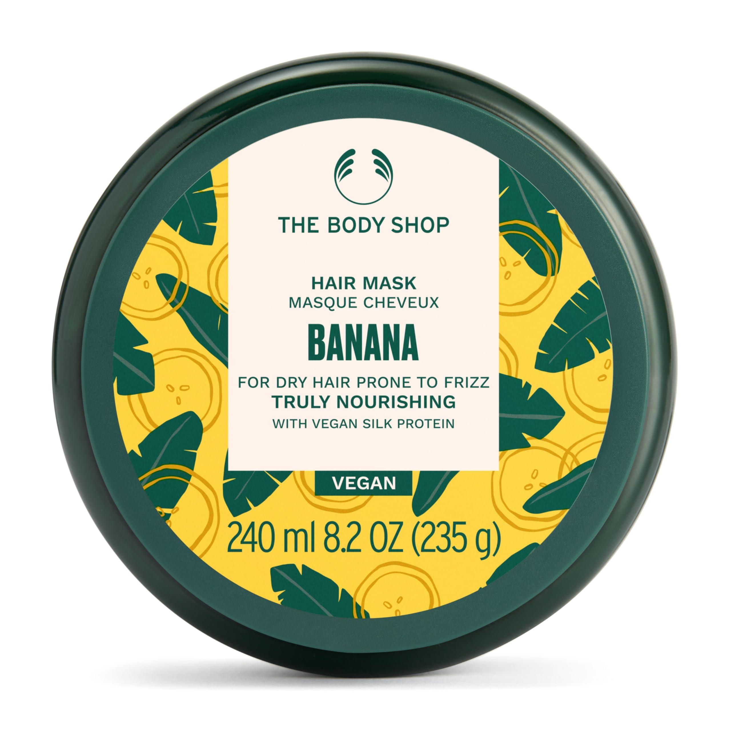 The Body Shop The Body Shop Banana Truly Nourishing Hair Mask, 8.2 Fl Oz (Vegan)