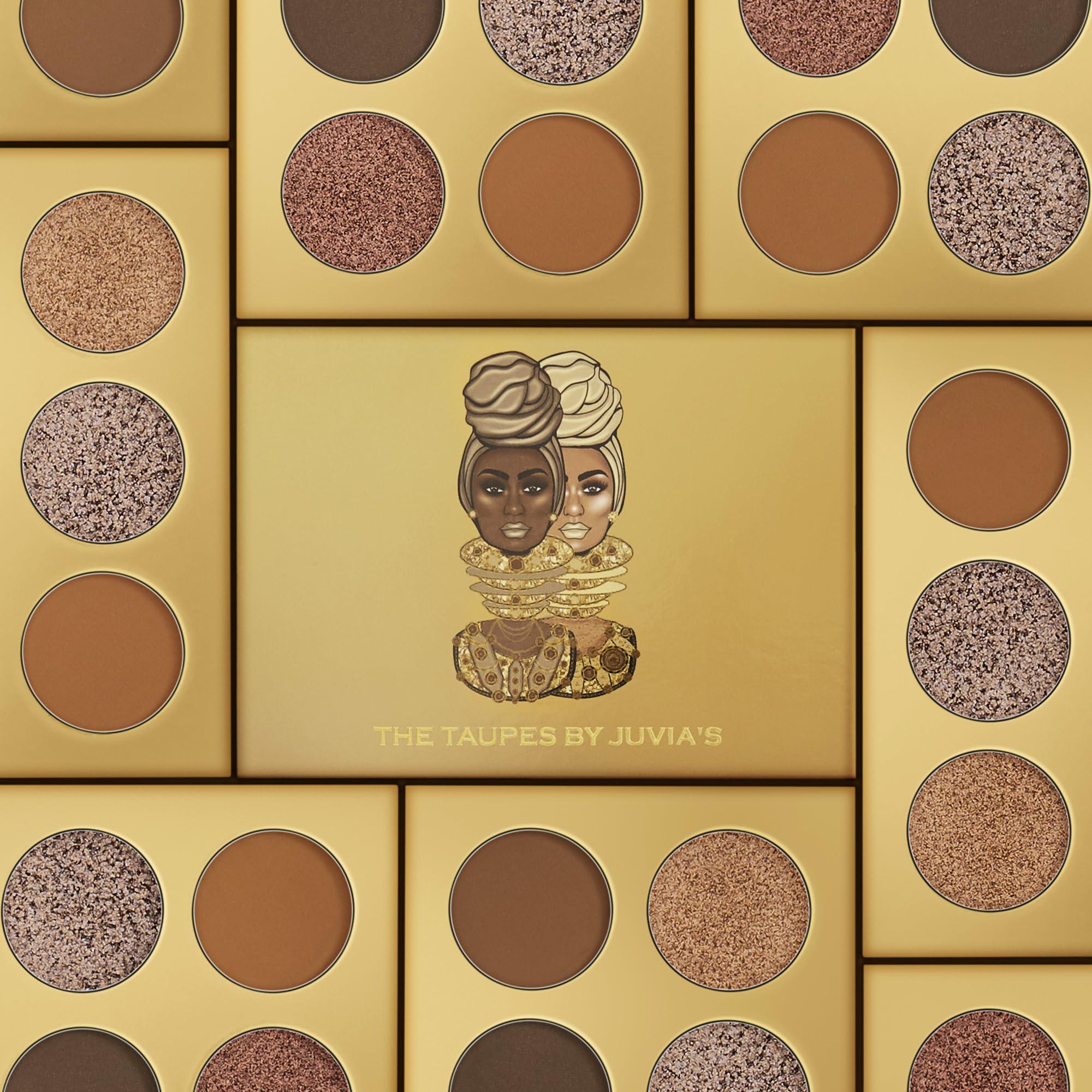 Juvia's Place Juvia\'s Place Palette The Taupes - Nude Shades with Deep Browns, Shades of 6, Professional Eye Makeup, Pigmented Palette, Makeup Palette for Eye Color & Shine