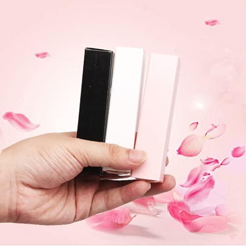 COSIDEA COSIDEA 50 PCS Empty Black Lip Gloss Boxes W23 xW23 xH103mm / 0.9 * 0.9 * 4.05 inch, Cosmetic Perfume/Mascara Box Packaging for Small Business Wholesale, small Kraft Paper Box Luxury Holder Wrapping