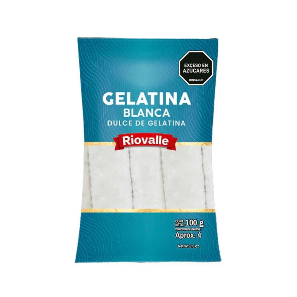 RUUFE Gelatina Blanca Riovalle 100gr y Gelatina Negra La Gustosa 340gr (10 Pack) Gelatina con colageno, gelatina negra, gelatina de pata de vaca blanca colombiana,gelatina de pata negra colombiana
