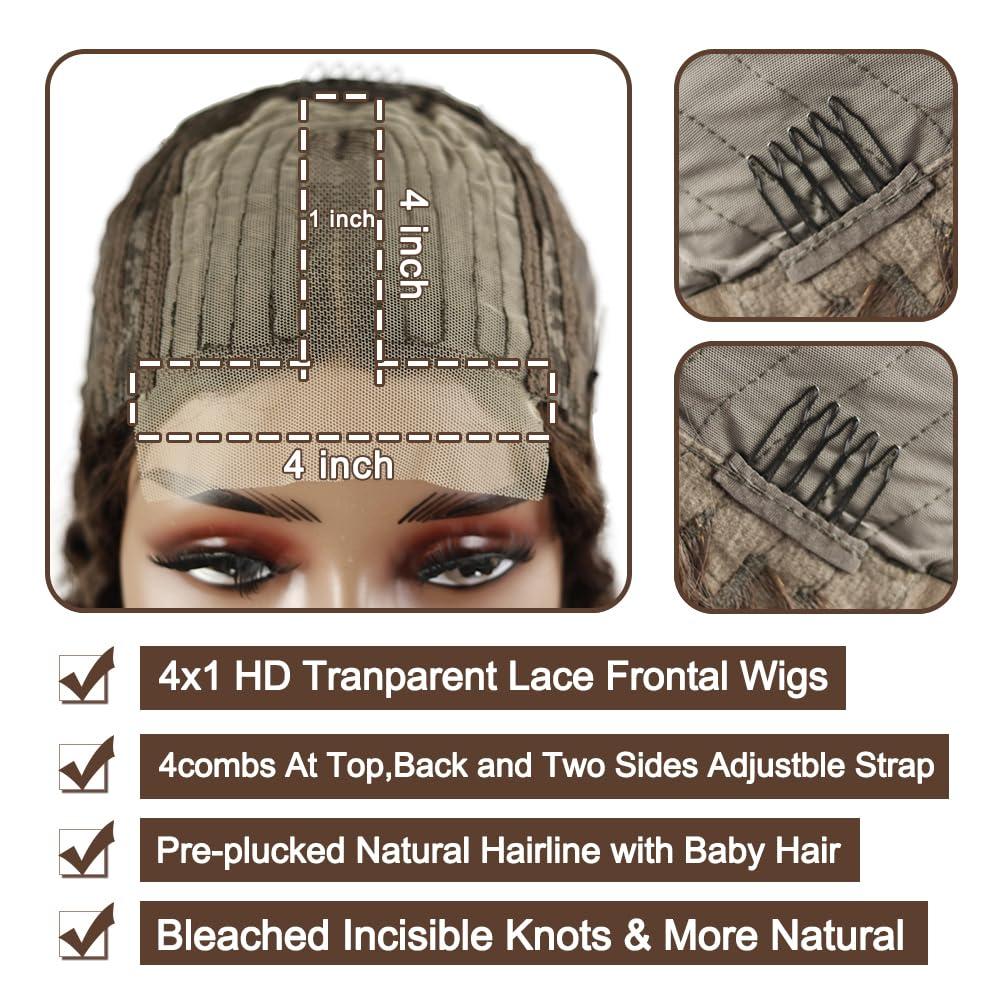 UMRHair Prelooped Human Hair Bulk Crochet Goddess Braids with Human Hair Curls Synthetic Braiding Hair with Curly Ends Crochet Boho Box Braids Natural Black 30inch