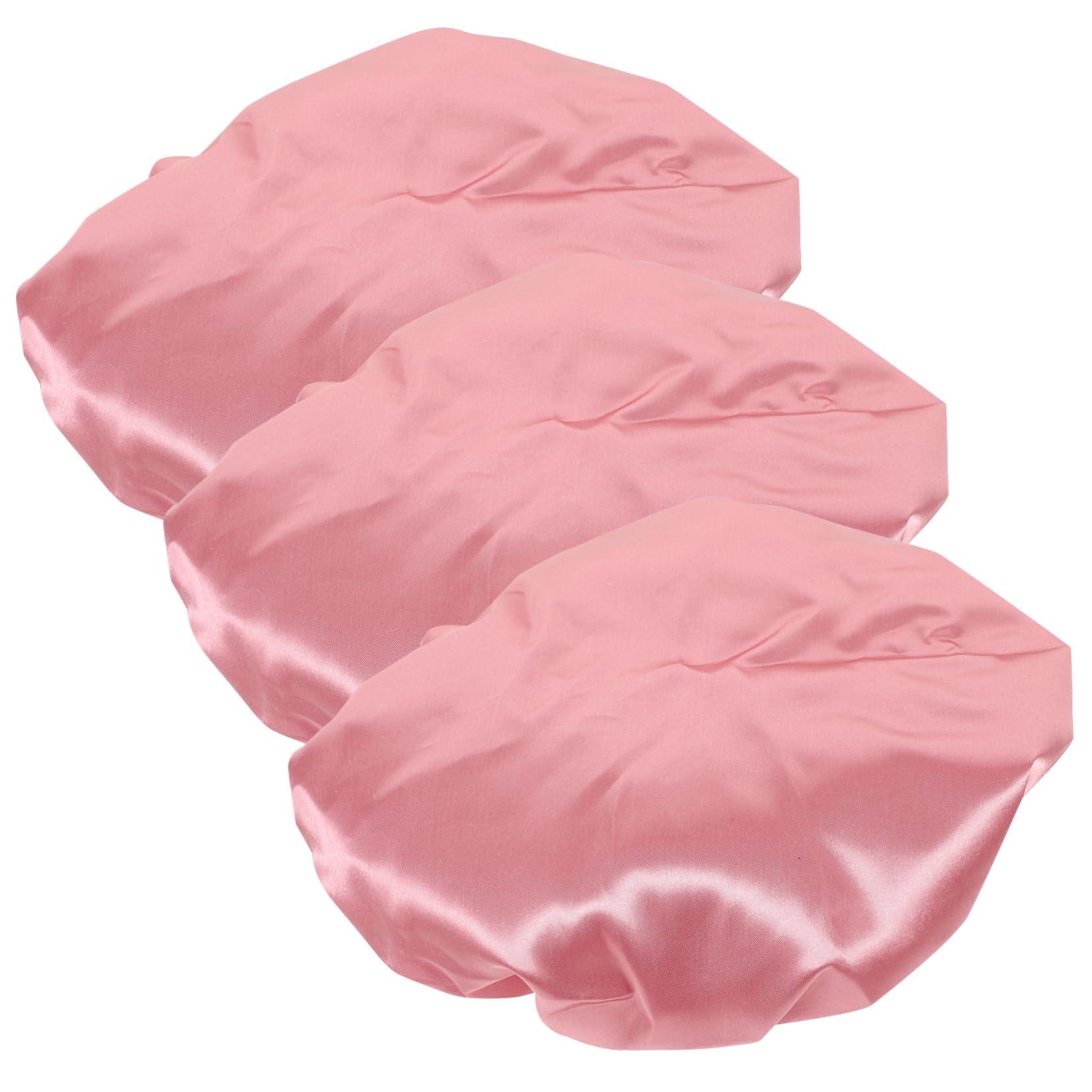 NOLITOY NOLITOY 6 Pcs Double Layer Waterproof Shower Cap Double Layer Bath Hats Women Shower Caps Hair Protection Caps Bath Caps Travel Bath Cap Breathable Hair Caps Decorative Shower Caps