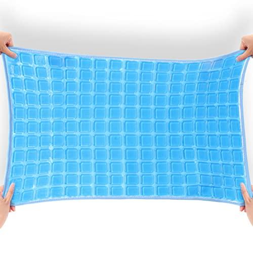 Dioche Gel Pillow Cooling Mat Cooling Gel Pad for Bed Pillow Summer Cushion Soft Flexible Foldable Pillow Mat for Sleeping