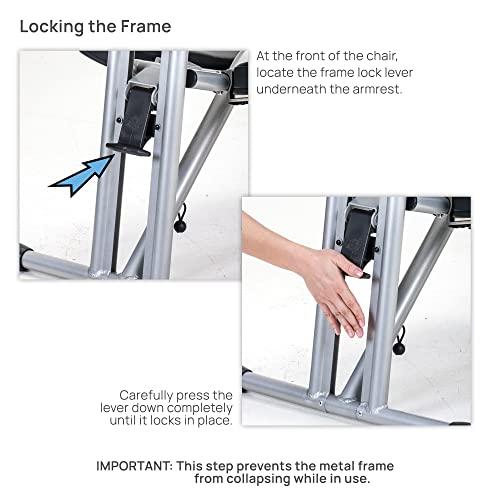 StrongLite STRONGLITE Portable Massage Chair Ergo Pro II - Ultra-Strong, Lightweight, Foldable with Wheels & Carry Case (600lbs Working Weight), Purple