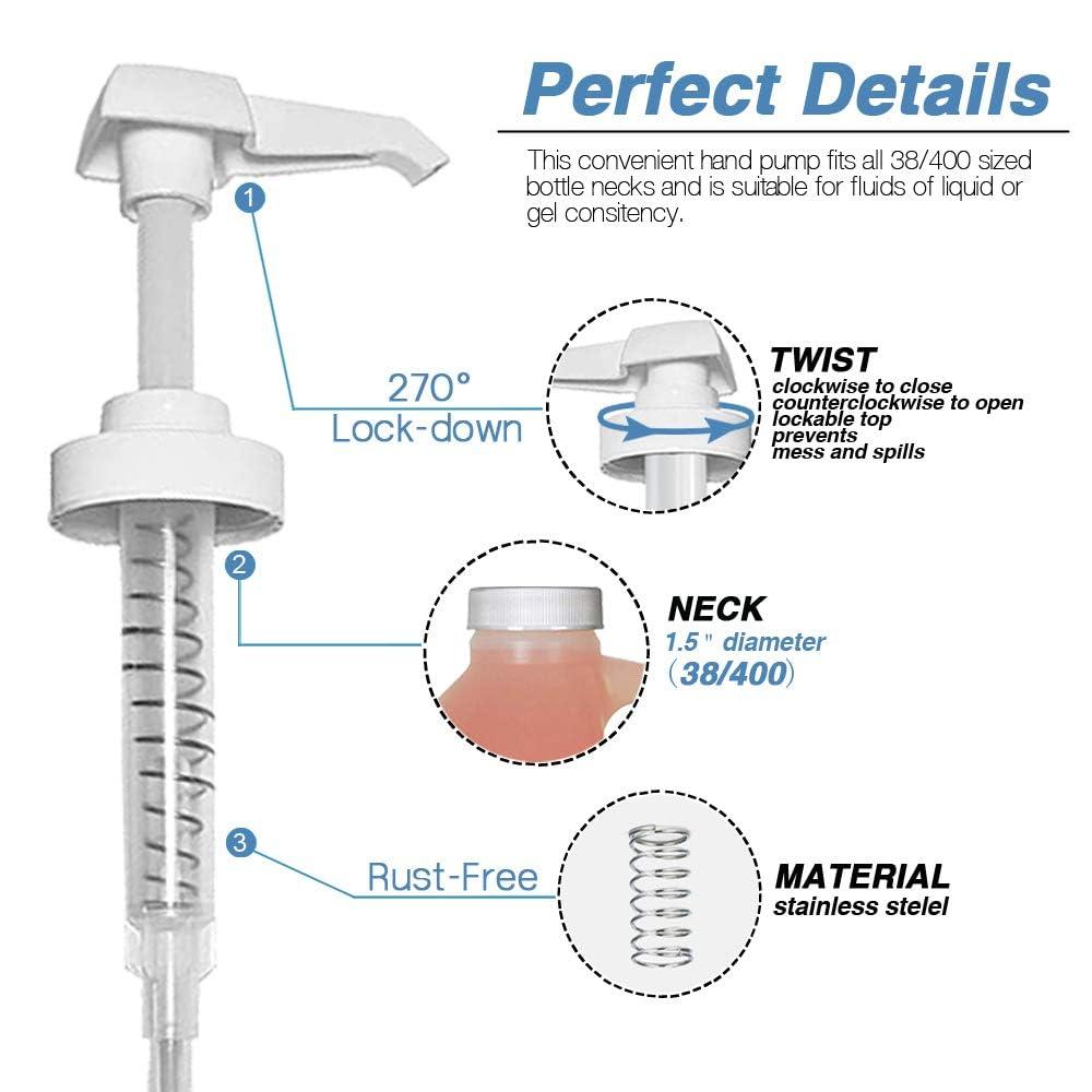 AMORIX 6 Pack 7CC Gallon Pump Dispenser + 3 Pack 10CC Gallon Pump Dispenser