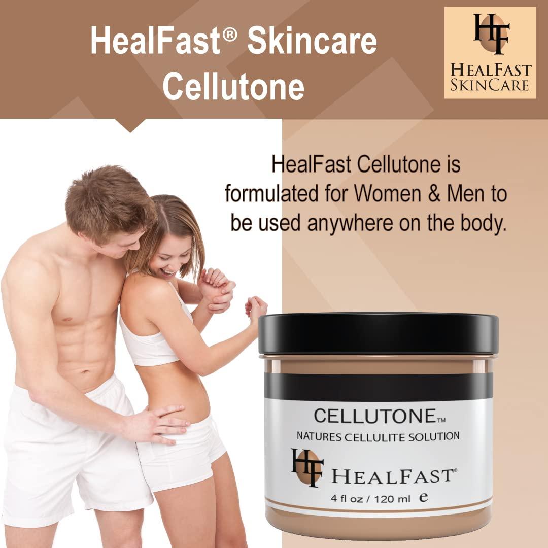 HealFast HealFast Cellutone Cellulite Reduction Cream 4 Oz  Suitable for Hips, Thighs, Buttocks, and Abdomen (Not for Face)  Blended with 70+ Egg Vitamins, Minerals, and Proteins