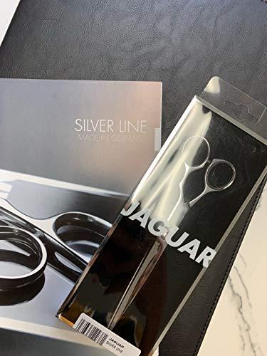 JAGUAR JAGUAR Shears Silver Line CM36 Professional Hairdresser Thinning Scissors With Molybdenum Steel, Right Handed Crane - 5.5 Inch