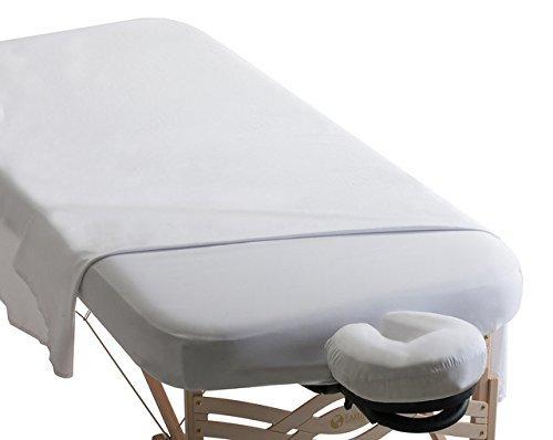 StrongLite STRONGLITE Portable Massage Table Olympia - Double Knobs, Package w/ Adjustable Face Cradle, Face Pillow, Half Round Bolster, Microfiber Sheet Set & Carry Case (28x73")