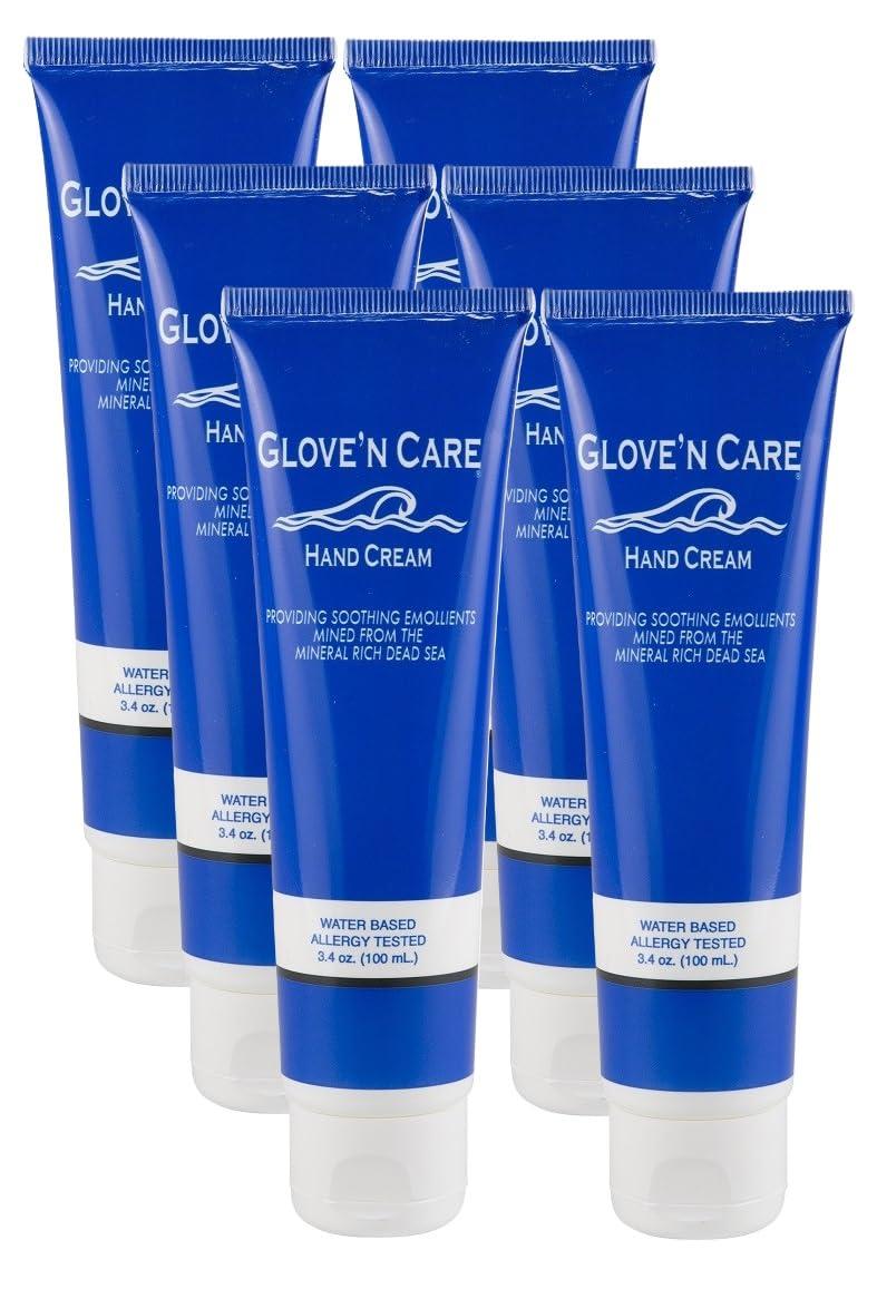 Glove\'n Care Glove\'n Care 1200-00 Hand Cream, Case, 6 Tubes, 6 Tubes, 3.4 oz