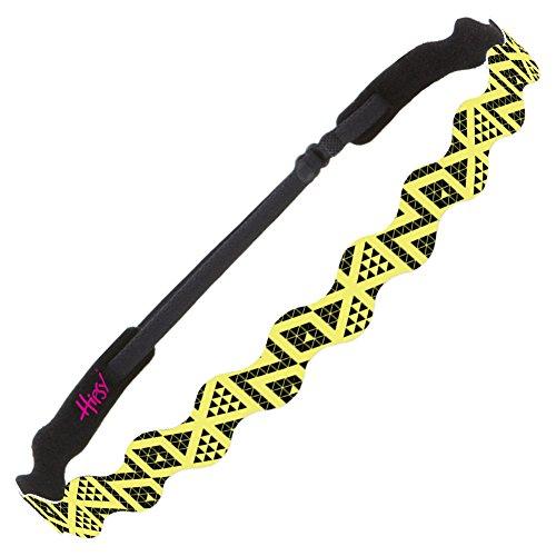 Hipsy Hipsy Women's Adjustable NO SLIP Sports Headbands Multi Color Pack (Rasta Multi 5pk)