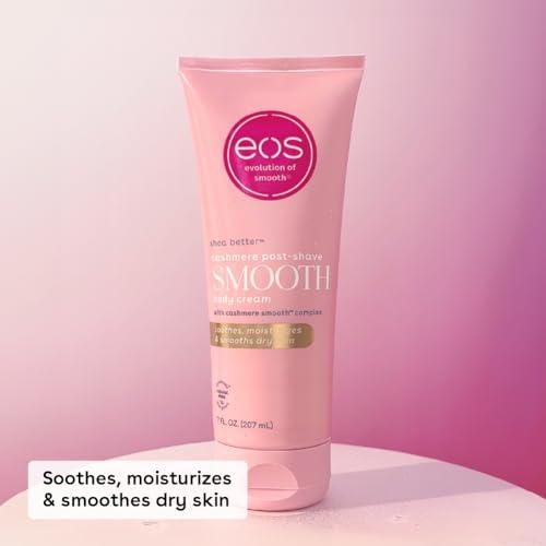 eos eos Cashmere Skin Collection Post-Shave Smooth Body Cream- Vanilla Cashmere Scented, 72-Hour Hydration, 7 fl oz