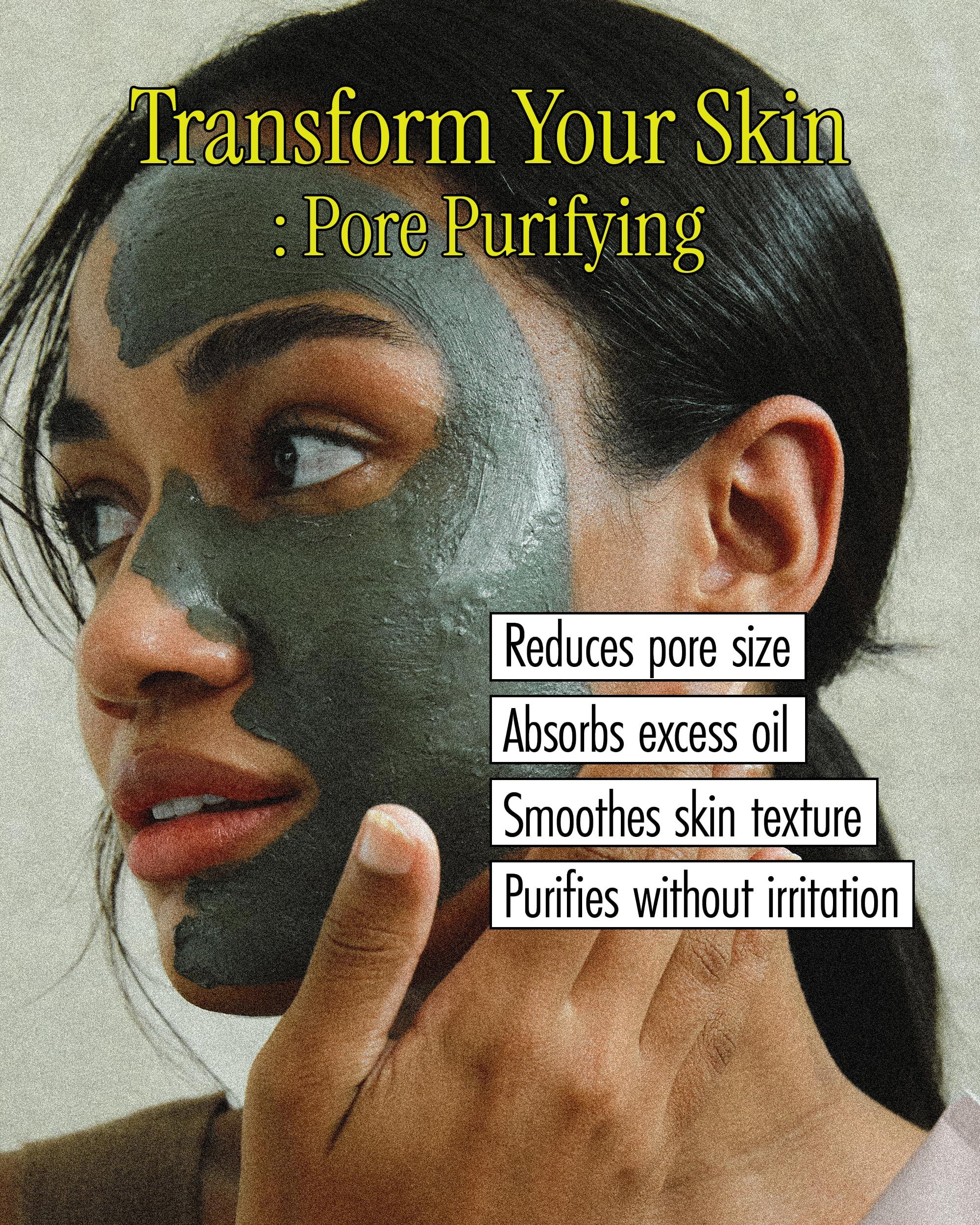 BRMUD BRMUD Relief Mud Mask - Cardi B Mask - Body Mud Hydrating & Moisturizing Deep Pore Cleanser Face & Body Mask w/ 91.8% Nature-Derived Ingredients - K Beauty Oil Control Wash Off Body Mud (3.71 fl oz)