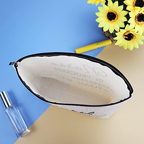 Mikela Nurse Makeup Bag Nurses Gifts Nurse Appreciation Gift RN Nurse Birthday Gift Cosmetic Bag Travel Pouch Graduation Nurses Day Gift for Nursing School Student Women Sister Nurse Practitioner Gift