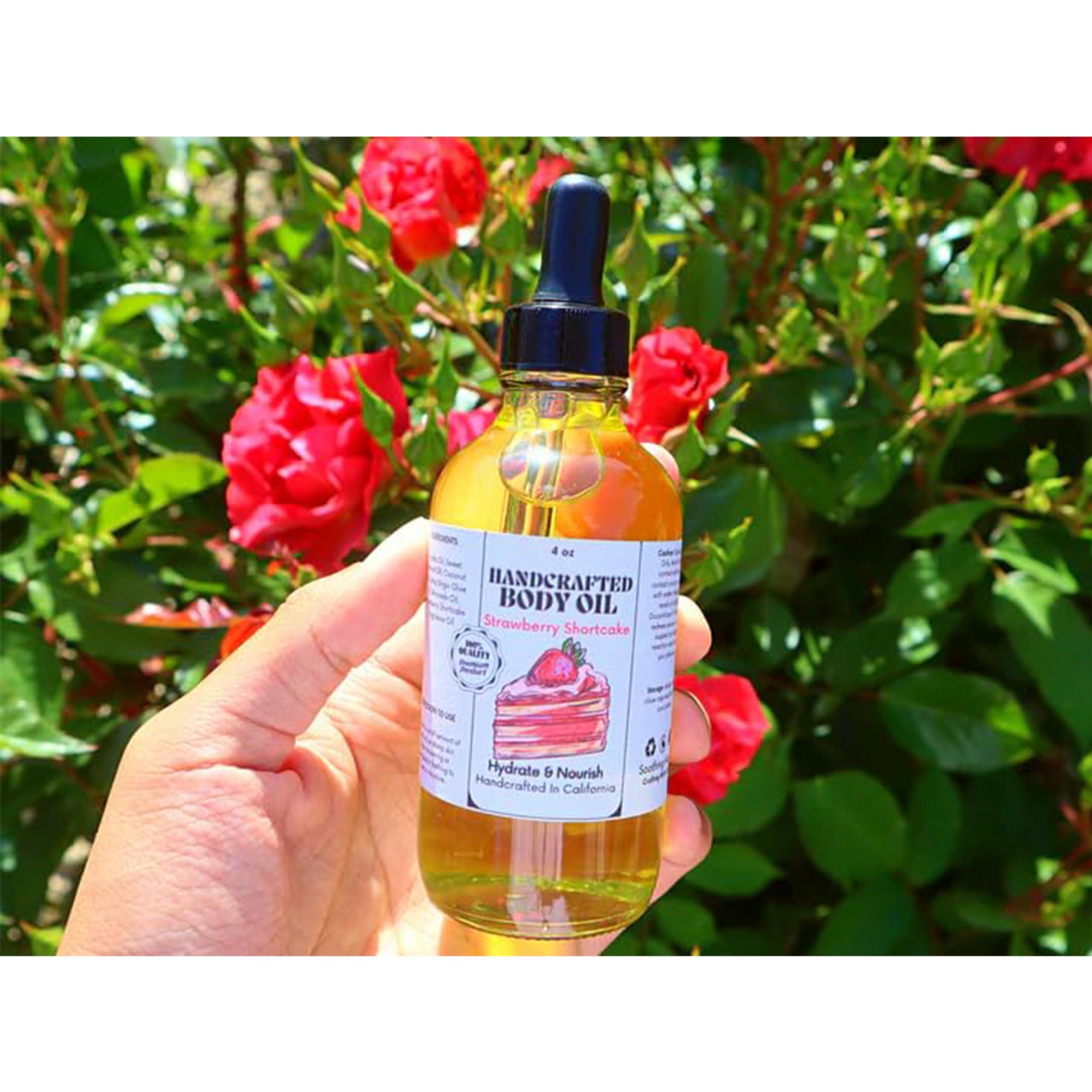 Zlinib Zlinib Coconut Cream Pie Body Oil, Vanilla Body Oil, 60 Ml Body Juice Oil, Handcrafted Body Oil Coconut Cream Pie, Hand Crafted Body Oil, Moisturizing Body Oil for Women (A)