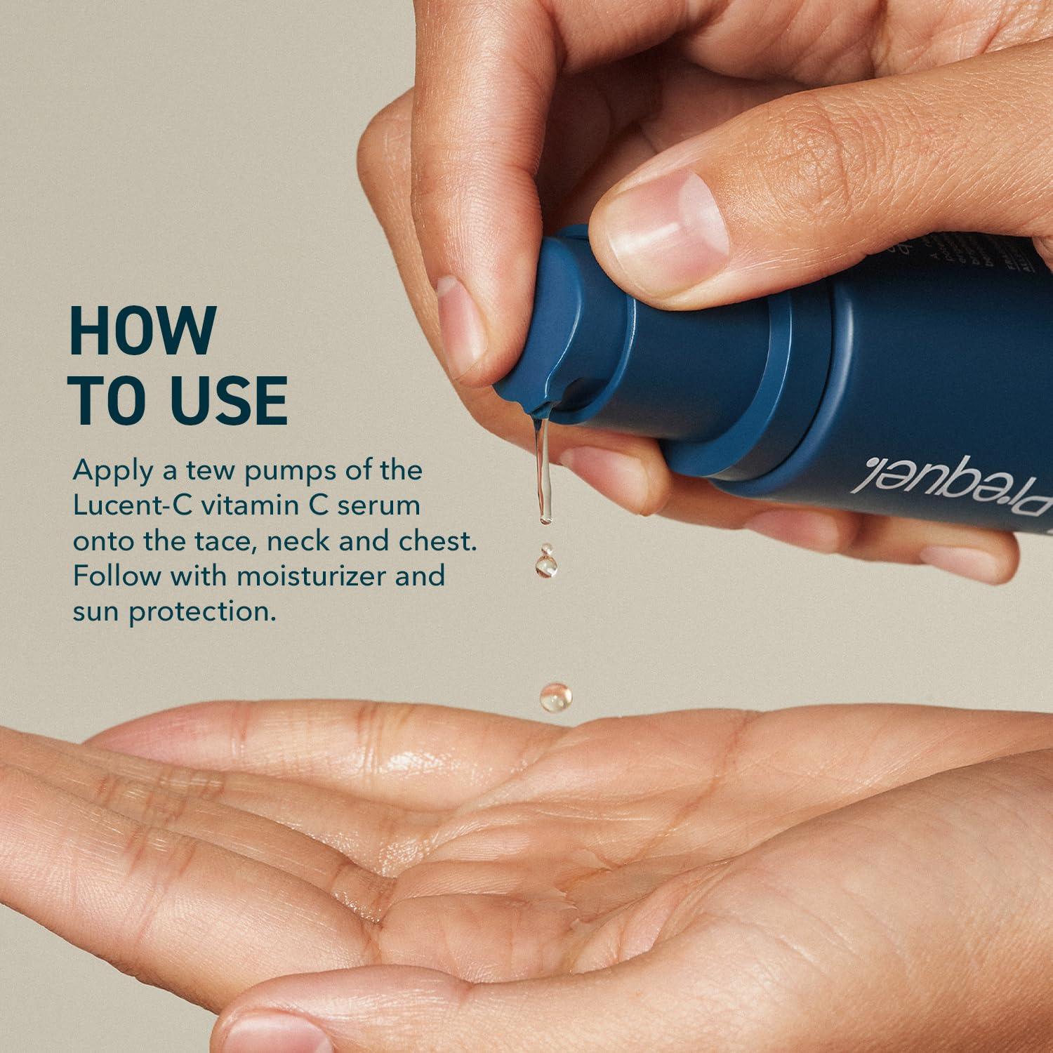 Prequel Prequel Skin - Lucent-C Vitamin C Facial Serum - L-Asorbic Acid and Ferulic Acid Face Treatment - 1 Fl Oz