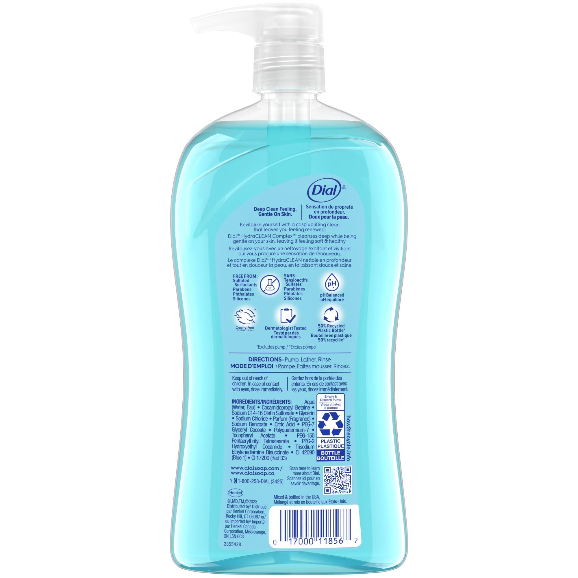 Dial Dial Body Wash, Refresh & Renew Spring Water, 32 fl oz