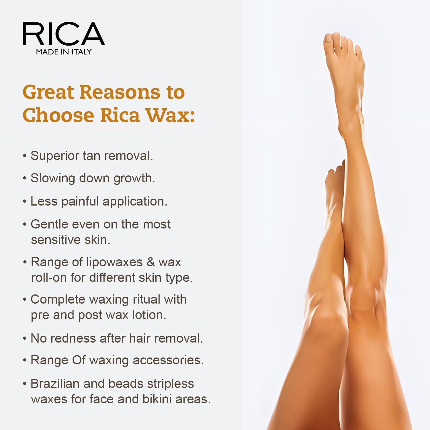 Rica RICA Brazilian Wax with Avocado Butter - Made in Italy - For Bikini & Face Wax (28.2 OZ)
