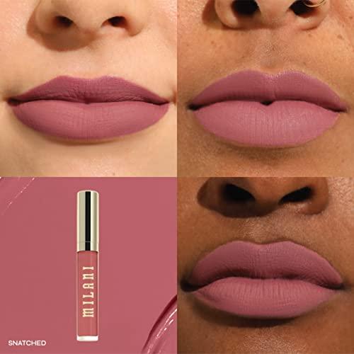 Milani Milani Stay Put Longwear Liquid Lipstick - Smudge-Proof, Kiss-Proof, and Fade-Resistant Formula for All-Day Wear - Snatched