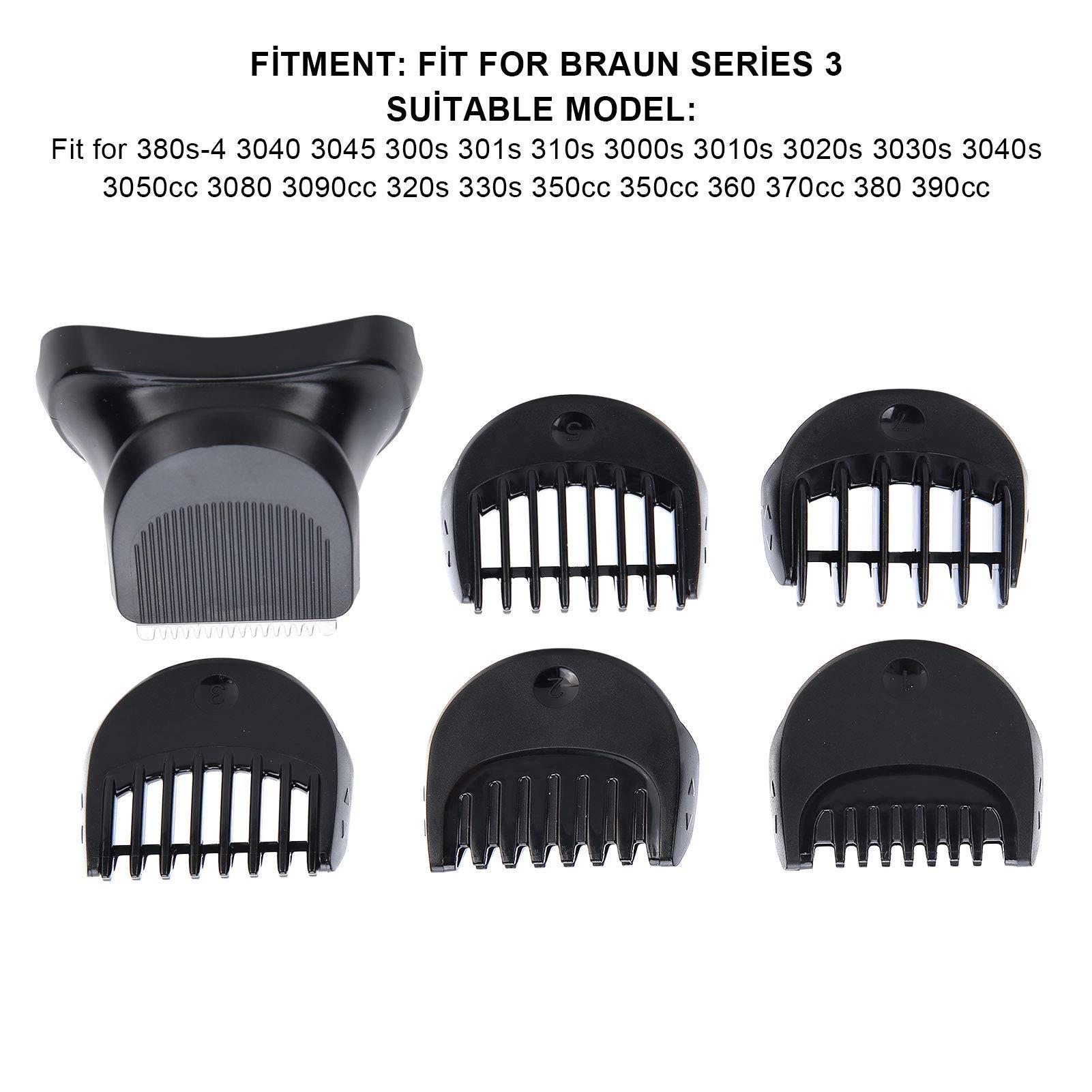 plplaaoo replacement heads Fit for Braun Series 3 380s?4 3040 3045 300s 301s 310s 3000s 3010s 3020s,5pcs Heads Shaver Replacement Head,Electric Razor Shaver Head, replacement blades razor blades refills e