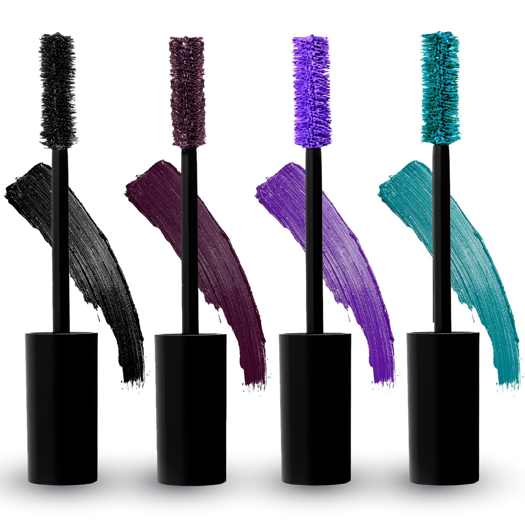 RADIANT PROFESSIONAL MAKE UP / HELLENICA Radiant Professional Lengthening Mascara Fiber Lash Mascara For Extreme Length & Volume Natural Wax Formula, Cruelty-Free Mascara Smudge-Proof Silicone Brush - (0.43 oz) (03 AMETHYST)