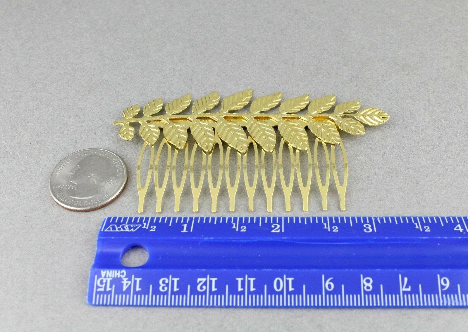 Wholesale Fashion HairClip Gold Leaf Hair Side Comb Crown Leaves Greek Laurel Toga Roman Costume Athena Fashion hair Accessories for Women